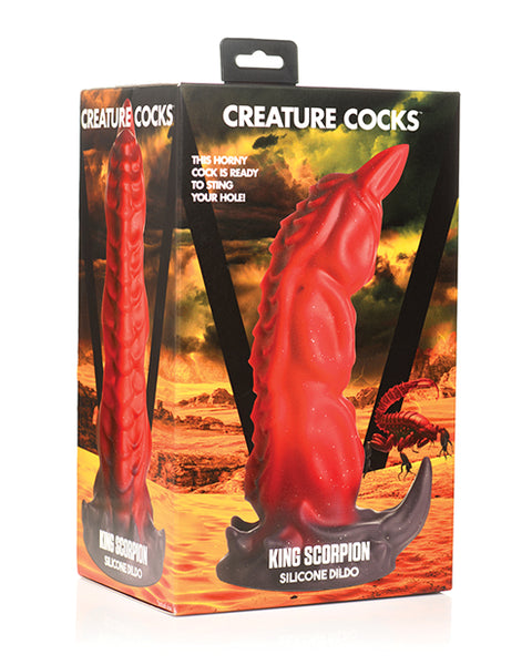 Creature Cocks King Scorpion Silicone Dildo -  Red Xr LLC