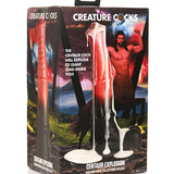 Creature Cocks Centaur Explosion Squirting Silicone Dildo - Black/Peach Xr LLC