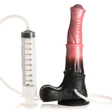 Creature Cocks Centaur Explosion Squirting Silicone Dildo - Black/Peach Xr LLC