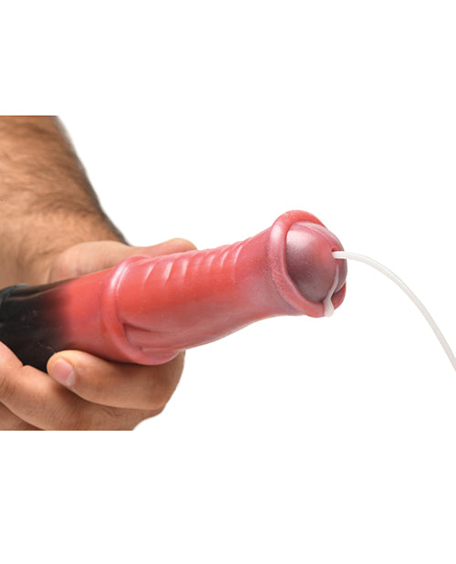 Creature Cocks Centaur Explosion Squirting Silicone Dildo - Black/Peach Xr LLC