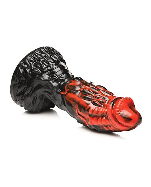 Creature Cocks Vulcan Silicone Dildo - Black/Red Xr LLC