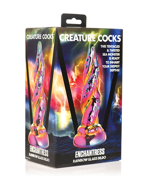 Creature Cocks Enchantress Rainbow Glass Dildo Xr LLC