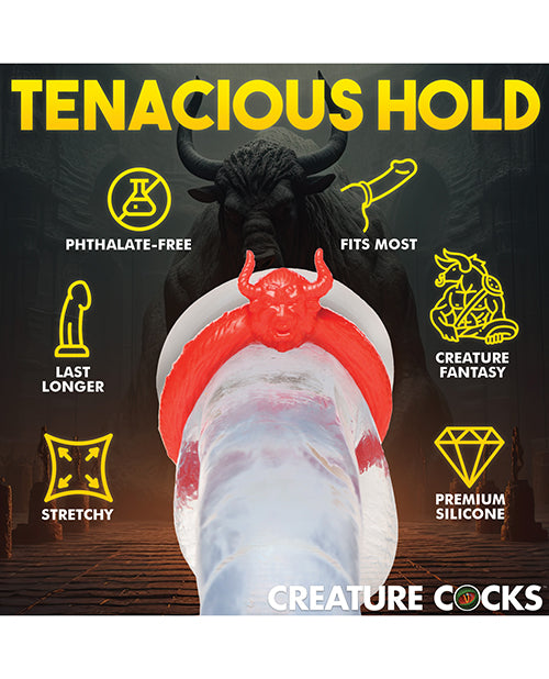 Creature Cocks Beast Mode Silicone Cock Ring - Red Xr LLC