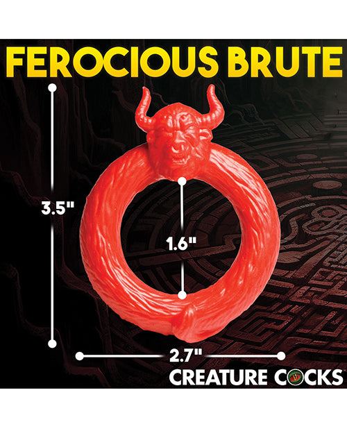 Creature Cocks Beast Mode Silicone Cock Ring - Red Xr LLC