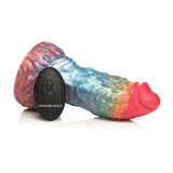 Creature Cocks Rainbow Phoenix Vibrating Dildo w/Remote Control - Rainbow Xr LLC