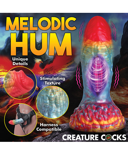 Creature Cocks Rainbow Phoenix Vibrating Dildo w/Remote Control - Rainbow Xr LLC