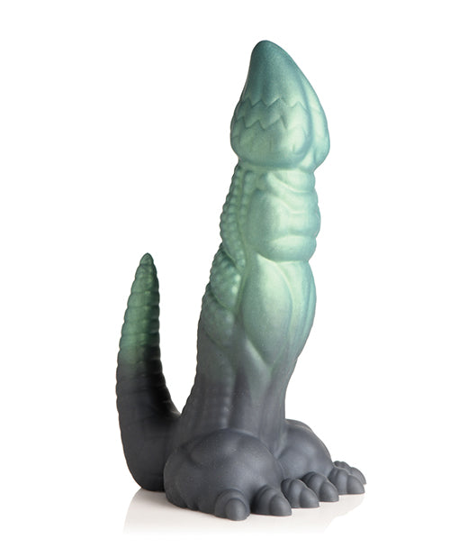 Creature Cocks Dickosaur Dinosaur Silicone Dildo  - Black/Teal Xr LLC