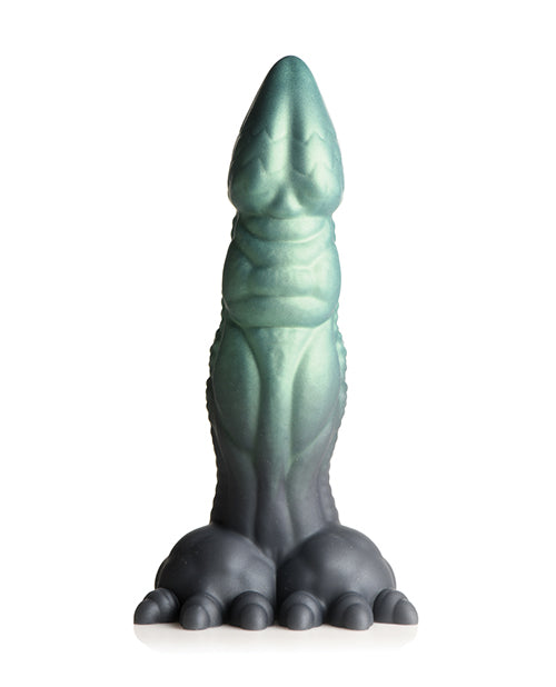 Creature Cocks Dickosaur Dinosaur Silicone Dildo  - Black/Teal Xr LLC