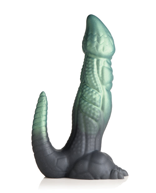 Creature Cocks Dickosaur Dinosaur Silicone Dildo  - Black/Teal Xr LLC