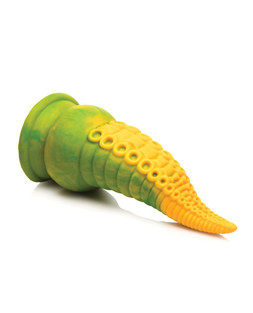 Creature Cocks Monstropus 2.0 Vibrating Tentacle Silicone Dildo - Yellow/Green Xr LLC