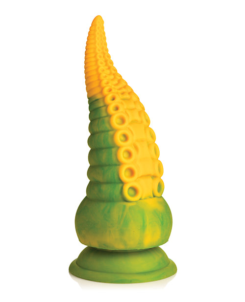 Creature Cocks Monstropus 2.0 Vibrating Tentacle Silicone Dildo - Yellow/Green Xr LLC