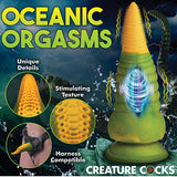 Creature Cocks Monstropus 2.0 Vibrating Tentacle Silicone Dildo - Yellow/Green Xr LLC