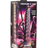 Creature Cocks Deep Invader Tentacle Ovipositor Silicone Dildo w/Eggs - Multi Color Xr LLC