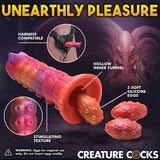 Creature Cocks Nymphoid Ovipositor Silicone Dildo w/Eggs - Multi Color Xr LLC