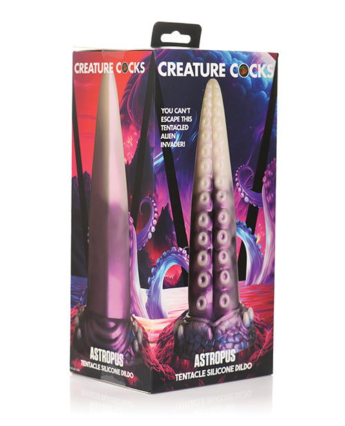 Creature Cocks Astropus Tentacle Silicone Dildo - Purple/White Xr LLC