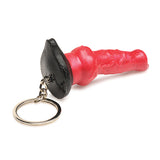 Creature Cocks Hell-Hound Silicone Key Chain - Red Xr LLC