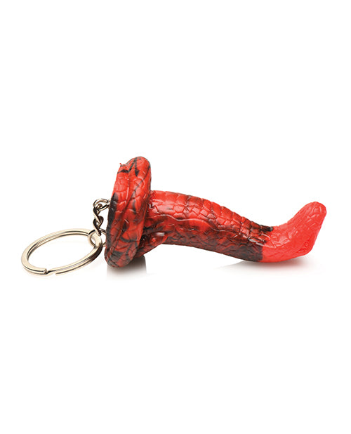 Creature Cocks King Cobra Silicone Key Chain - Black/Red Xr LLC