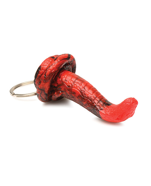 Creature Cocks King Cobra Silicone Key Chain - Black/Red Xr LLC