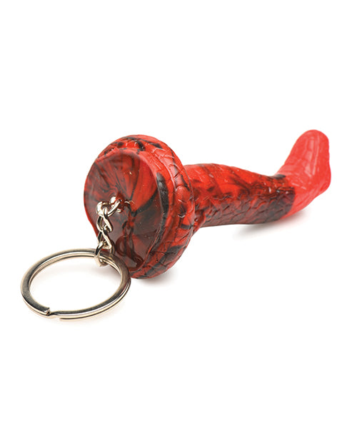 Creature Cocks King Cobra Silicone Key Chain - Black/Red Xr LLC