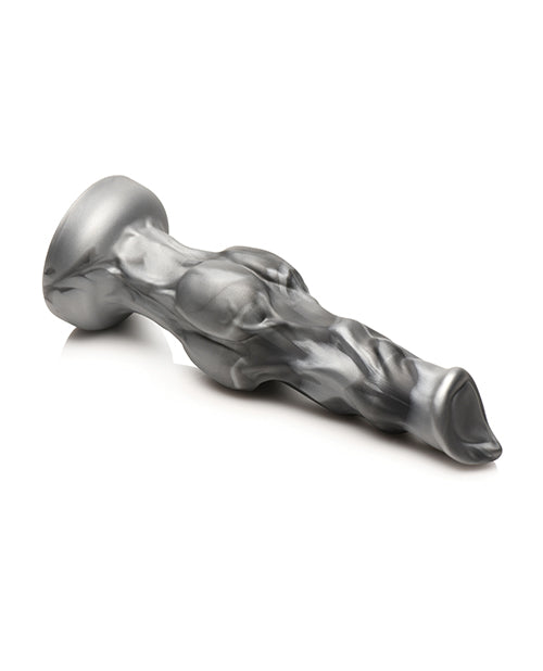 Creature Cocks Night Prowler Silicone Dildo - Black/Silver Xr LLC