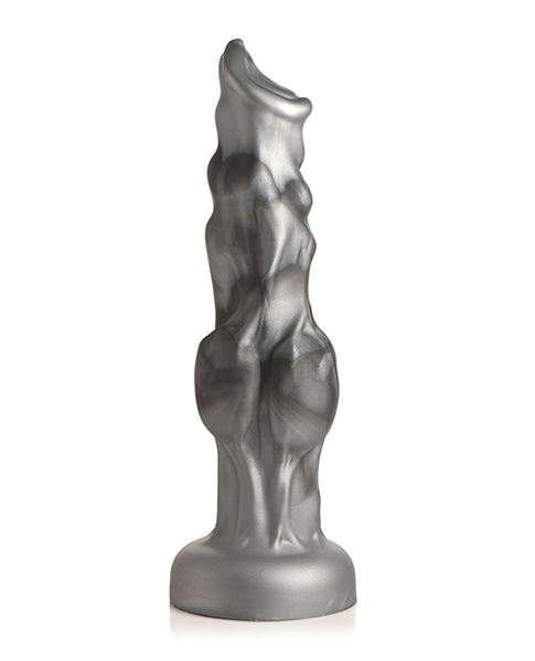 Creature Cocks Night Prowler Silicone Dildo - Black/Silver Xr LLC