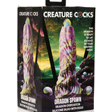 Creature Cocks Dragon Spawn Dragon Ovipositor Silicone Dildo w/Eggs - Multi Color Xr LLC