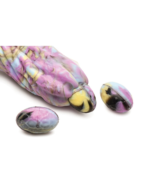 Creature Cocks Dragon Spawn Dragon Ovipositor Silicone Dildo w/Eggs - Multi Color Xr LLC