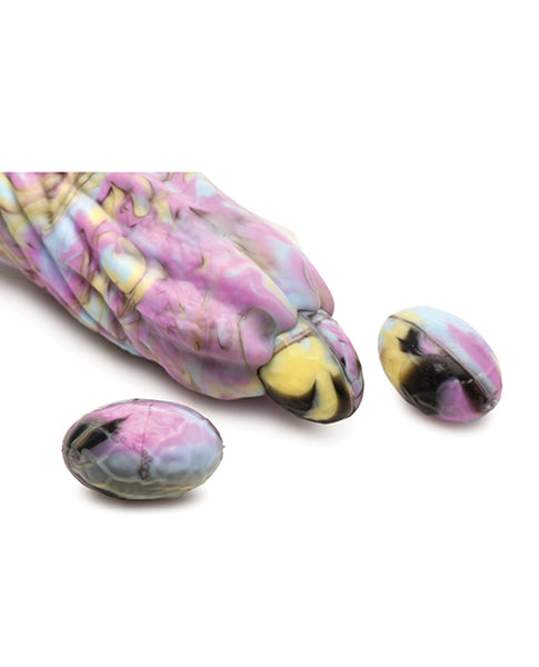 Creature Cocks Dragon Spawn Dragon Ovipositor Silicone Dildo w/Eggs - Multi Color Xr LLC