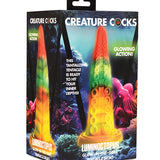 Creature Cocks Luminoctopus Glow-in-the-Dark Tentacle Dildo - Rainbow Xr LLC