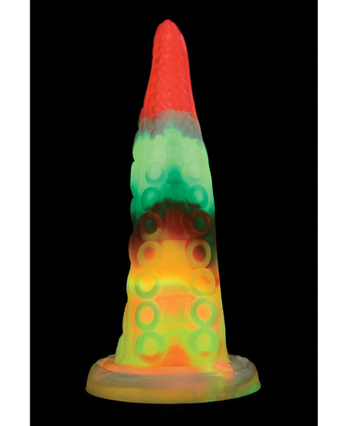 Creature Cocks Luminoctopus Glow-in-the-Dark Tentacle Dildo - Rainbow Xr LLC