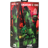 Creature Cocks Python Silicone Dildo - Black/Green Xr LLC