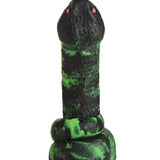 Creature Cocks Python Silicone Dildo - Black/Green Xr LLC