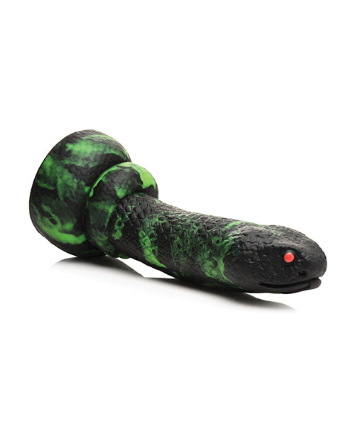 Creature Cocks Python Silicone Dildo - Black/Green Xr LLC