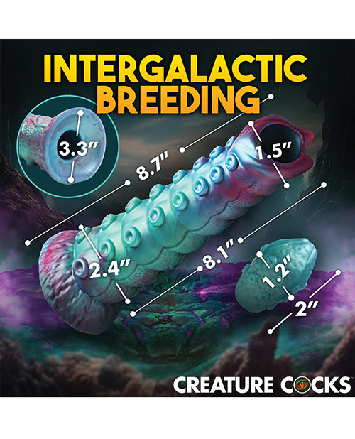 Creature Cocks Galactic Breeder Ovipositor Silicone Dildo w/Eggs - Multi Color Xr LLC