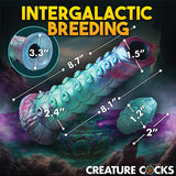 Creature Cocks Galactic Breeder Ovipositor Silicone Dildo w/Eggs - Multi Color Xr LLC