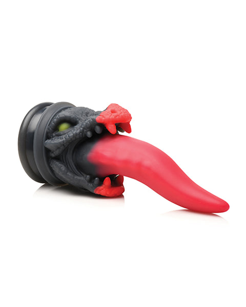 Creature Cocks Dragon Roar Silicone Dildo - Red/Black Xr LLC