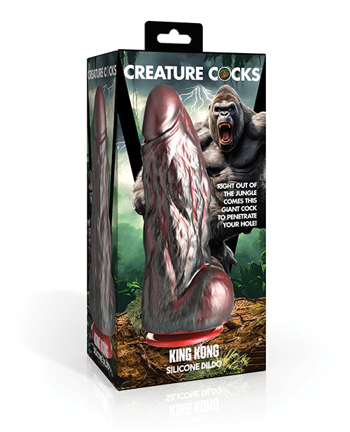 Creature Cocks King Kong Silicone Dildo - Red/Gray Xr LLC