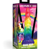 Creature Cocks Magic Rider Unicorn Silicone Dildo - Rainbow Xr LLC