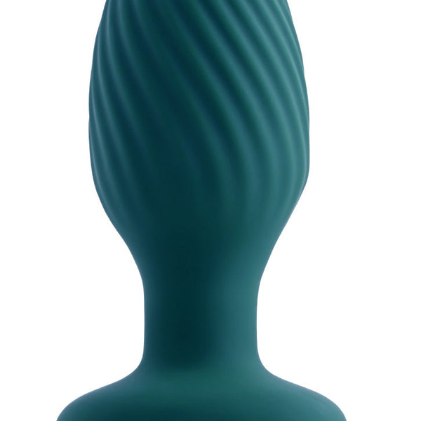 Playboy Pleasure - Spinning Tail Teaser -  Butt Plug - Deep Teal PB-RS-2321-2