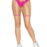 Ombre Rainbow Biker Shorts - One Size - Rainbow LA-8883RNBOS