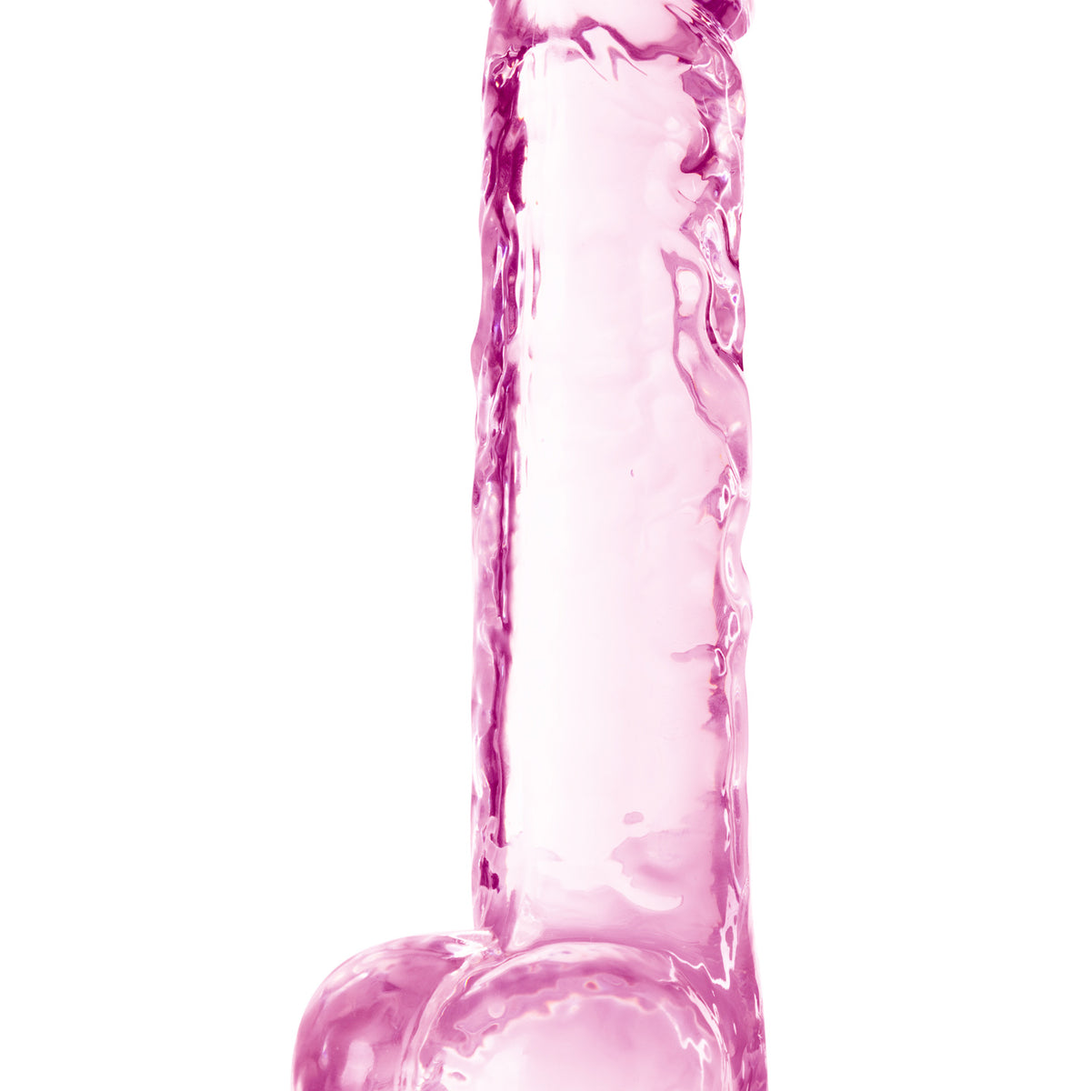 Naturally Yours - 7 Inch Crystalline Dildo - Rose BL-51600