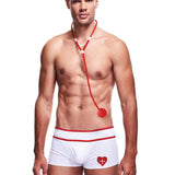 2 Piece Doctor Love Set - Medium/large - White EV-BLEC09WHTML