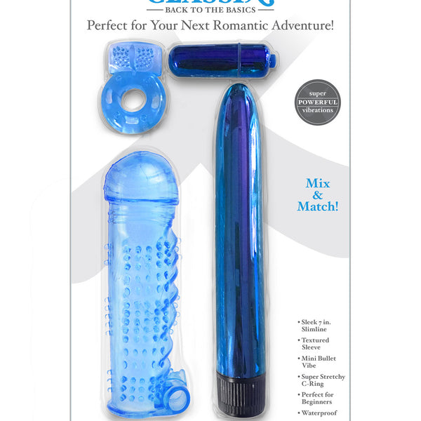 Classix Ultimate Pleasure Couples Kit - Blue PD1994-14