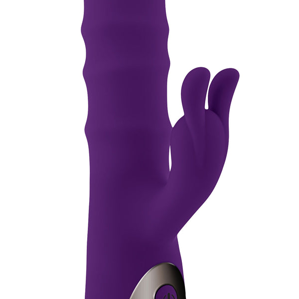 Playboy Pleasure - Hop to It - Rabbit Vibrator - Dark Purple PB-RS-2345-2