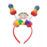 Rainbow Pecker Bopper Headband Capricho Adult Store