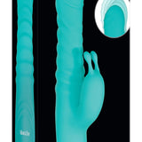 Heat Me Up Warming Rabbit Thruster - Aqua Sale Specials