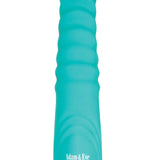 Heat Me Up Warming Rabbit Thruster - Aqua Sale Specials