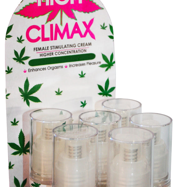 High Climax Female Stimulating Cream - 0.5 Fl. Oz. / 15 ml - 6 Count Display Body Action