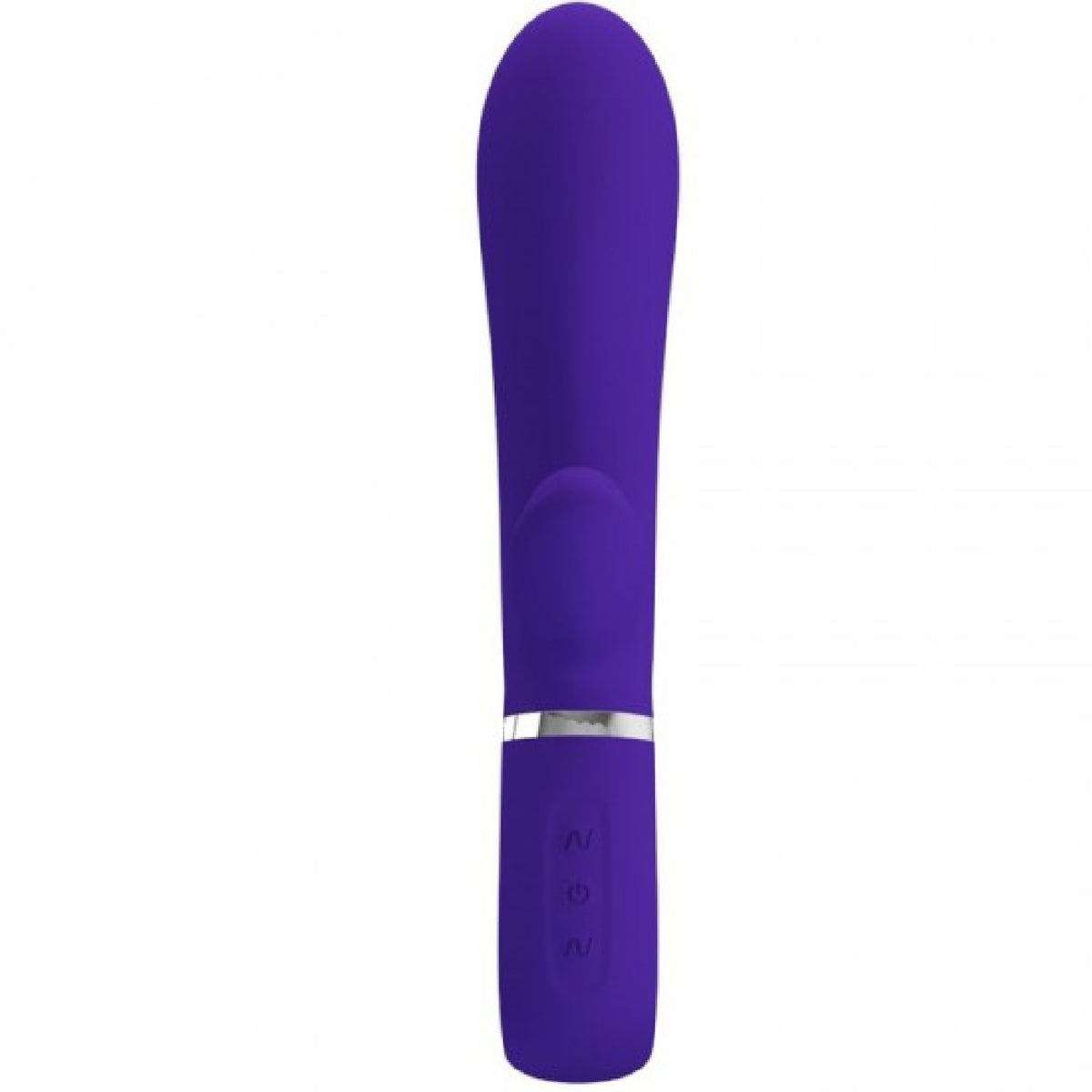 Thomas Super Soft Silicone Rabbit Vibrator -  Purple Pretty Love