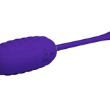 Kirk Rechargeable Vibrating Egg - Purple Pretty Love